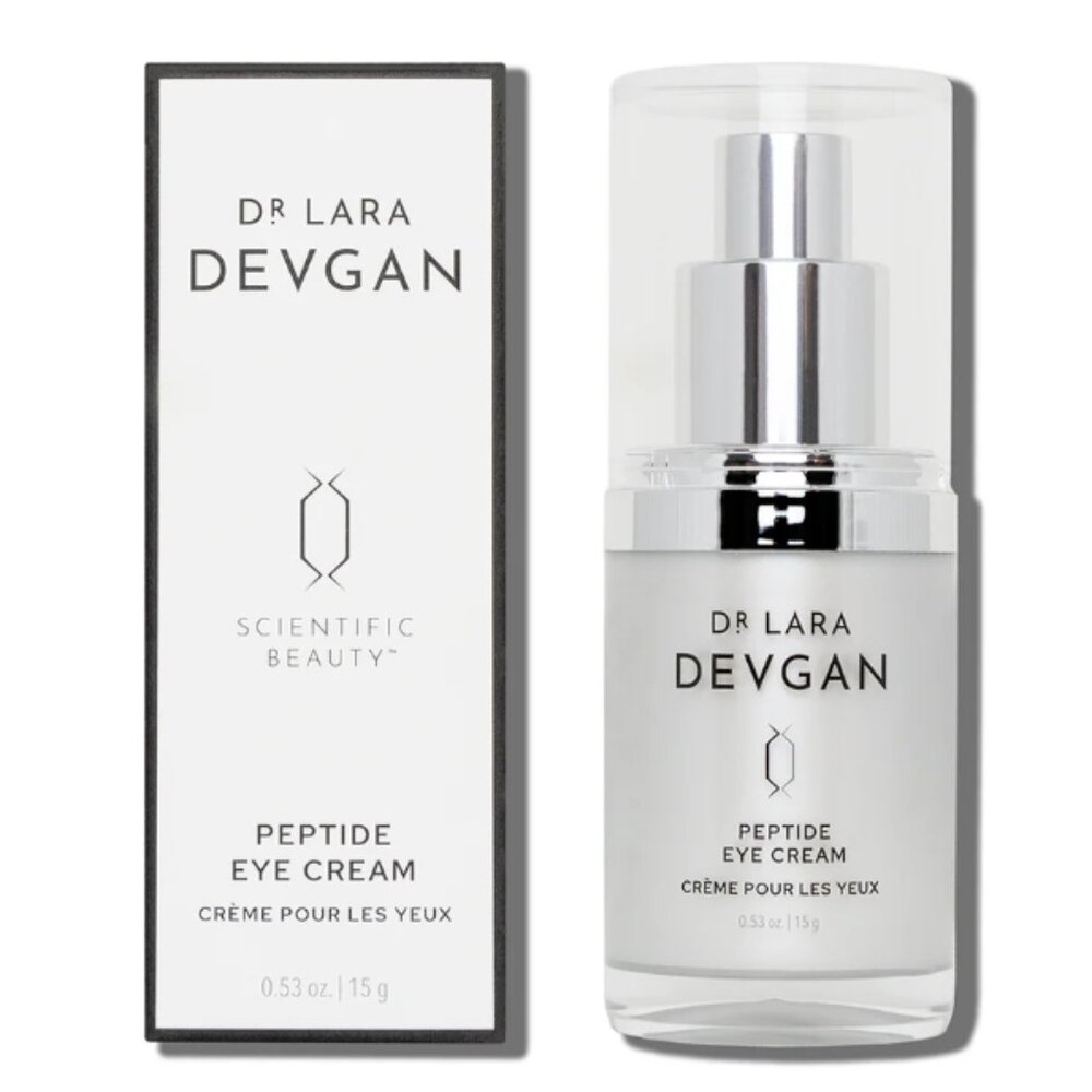 NIB DR. LARA DEVGAN SCIENTIFIC BEAUTY Peptide Eye Cream Full Size Retail $215.00